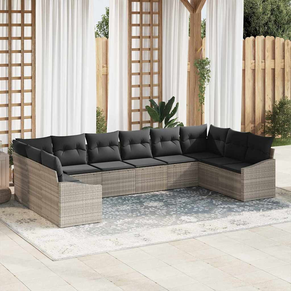 Tuin Sofa Set 11 Pcs Poly Riet