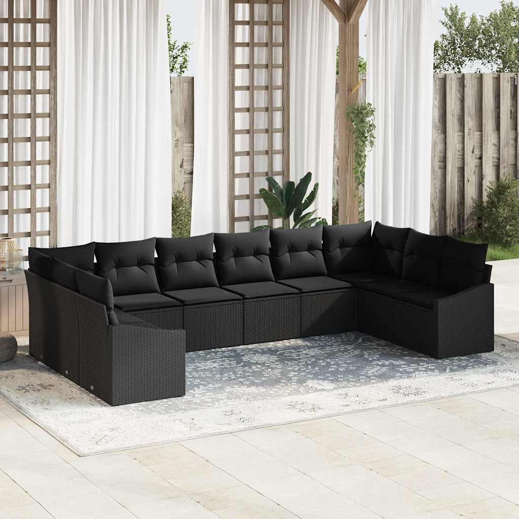 Tuin Sofa Set 11 Pcs Poly Riet