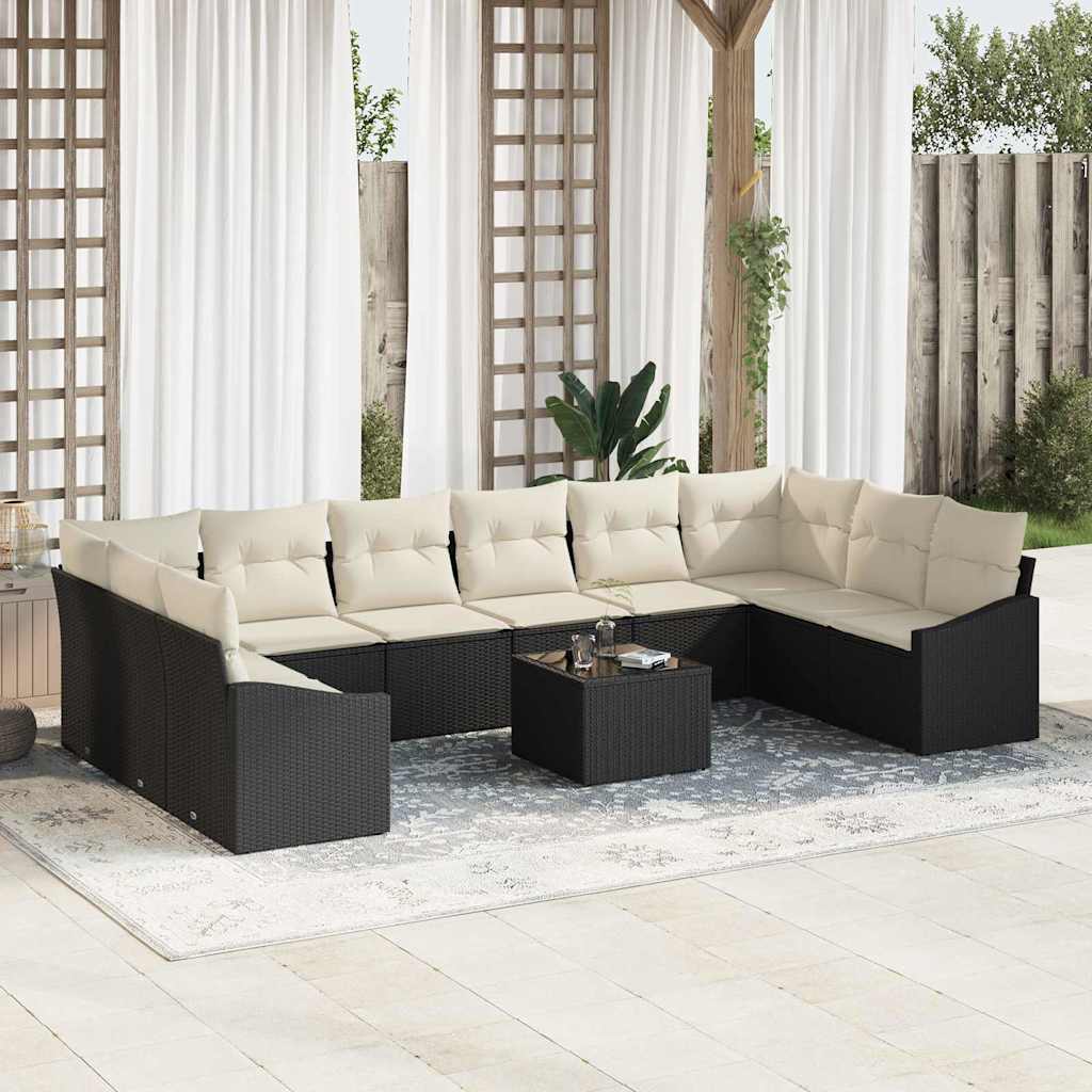 Tuin Sofa Set 11 Pcs Poly Riet