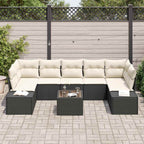 Tuin Sofa Set 8 Pcs Poly Riet
