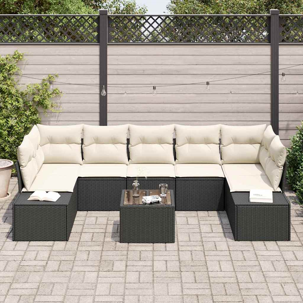 Tuin Sofa Set 8 Pcs Poly Riet