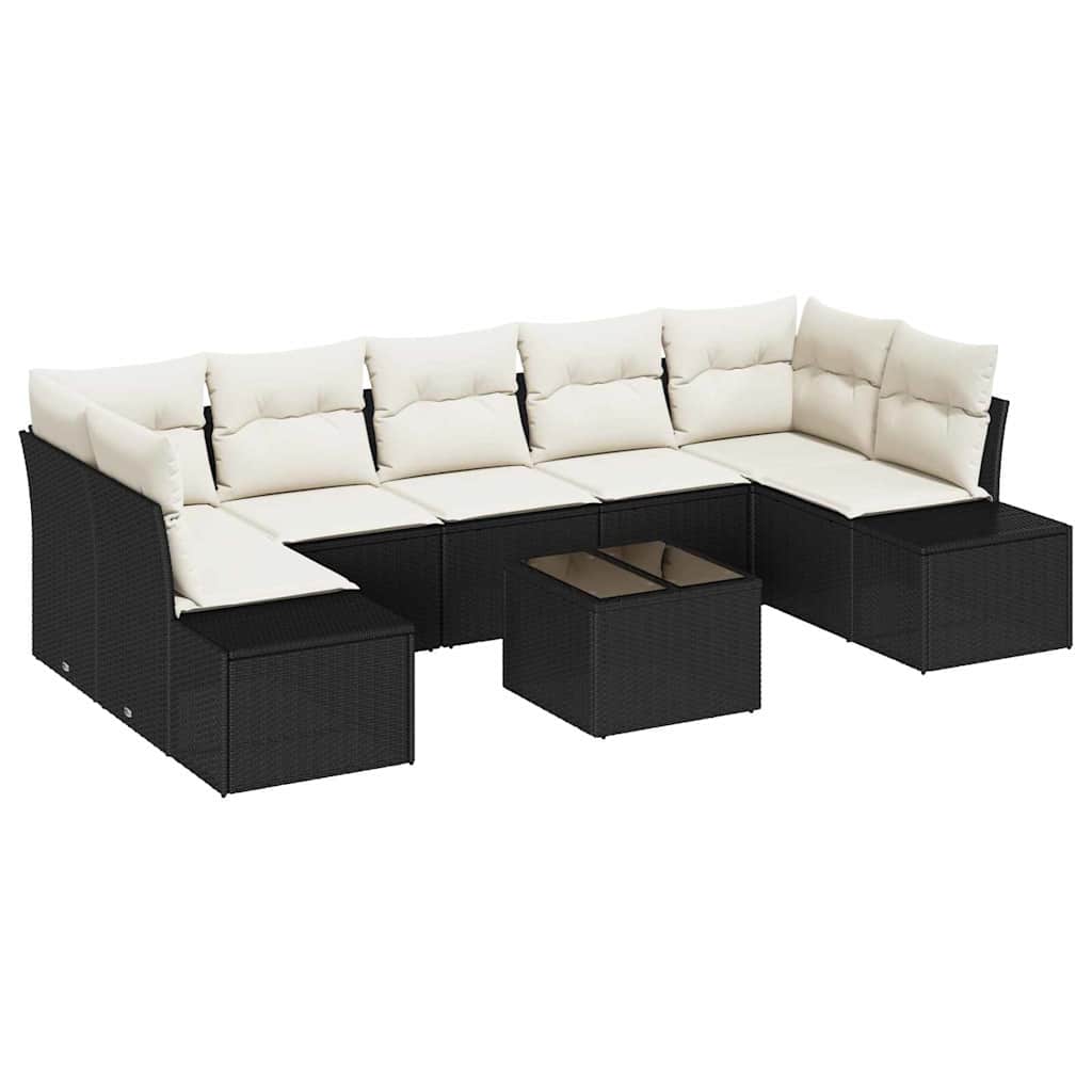 Tuin Sofa Set 8 Pcs Poly Riet