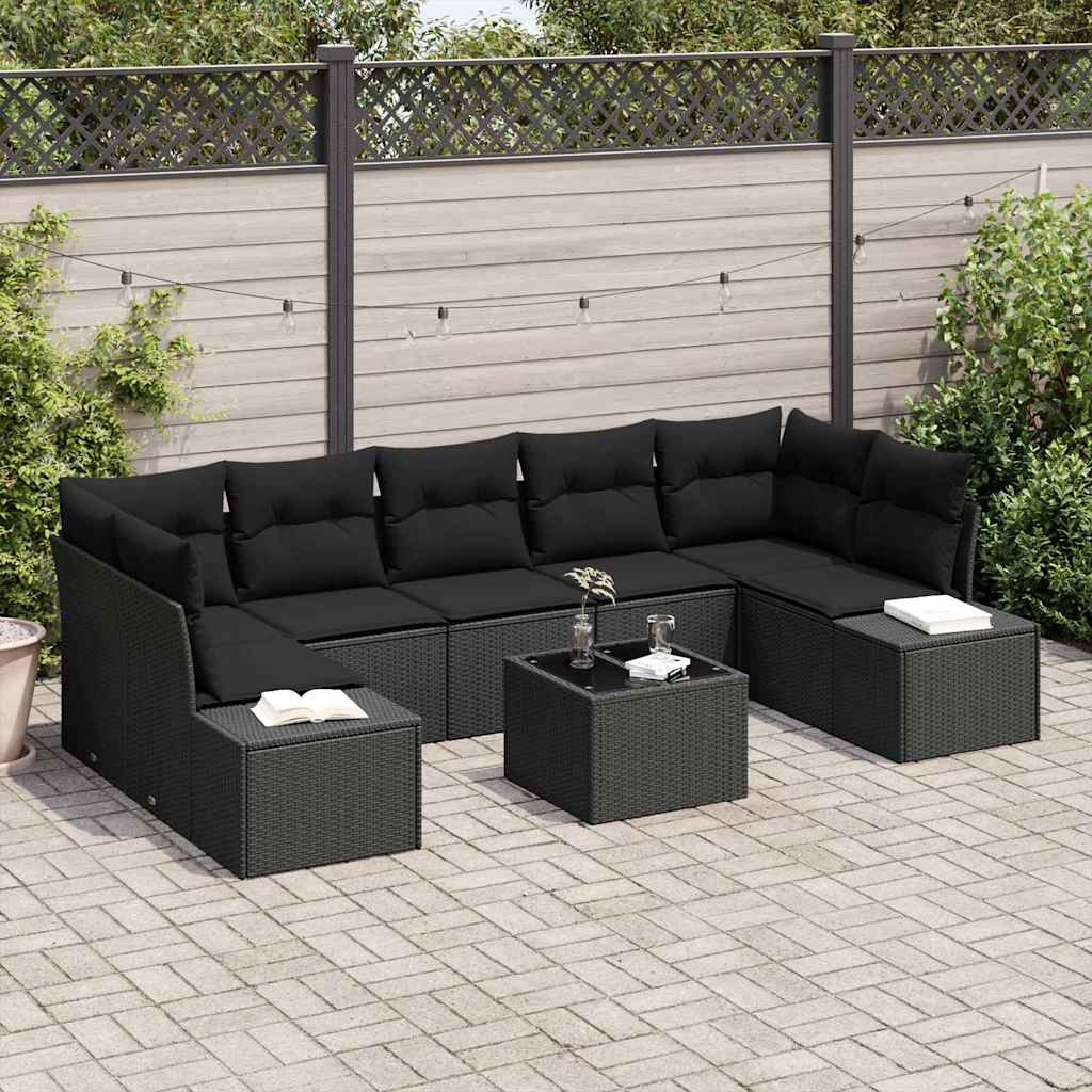 Tuin Sofa Set 8 Pcs Poly Riet