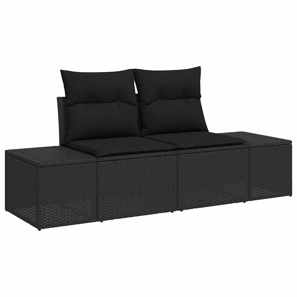 Tuin Sofa Set 9 Pcs Poly Riet