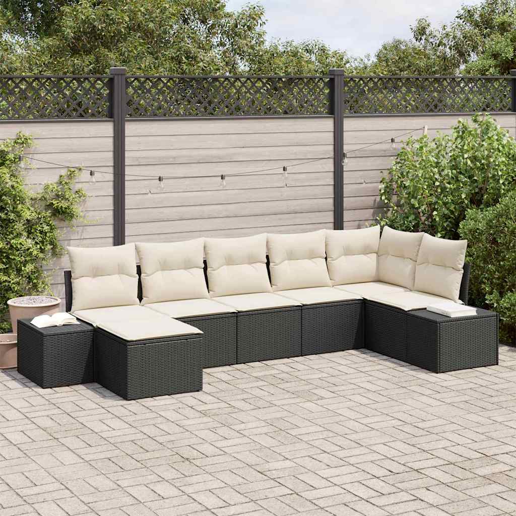 Tuin Sofa Set Met Kussen 8 Pcs Poly Riet