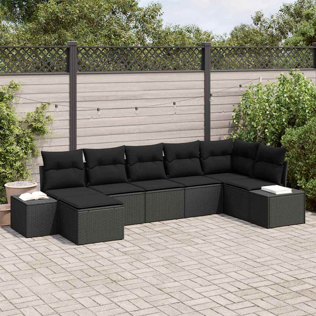Tuin Sofa Set Met Kussen 8 Pcs Poly Riet