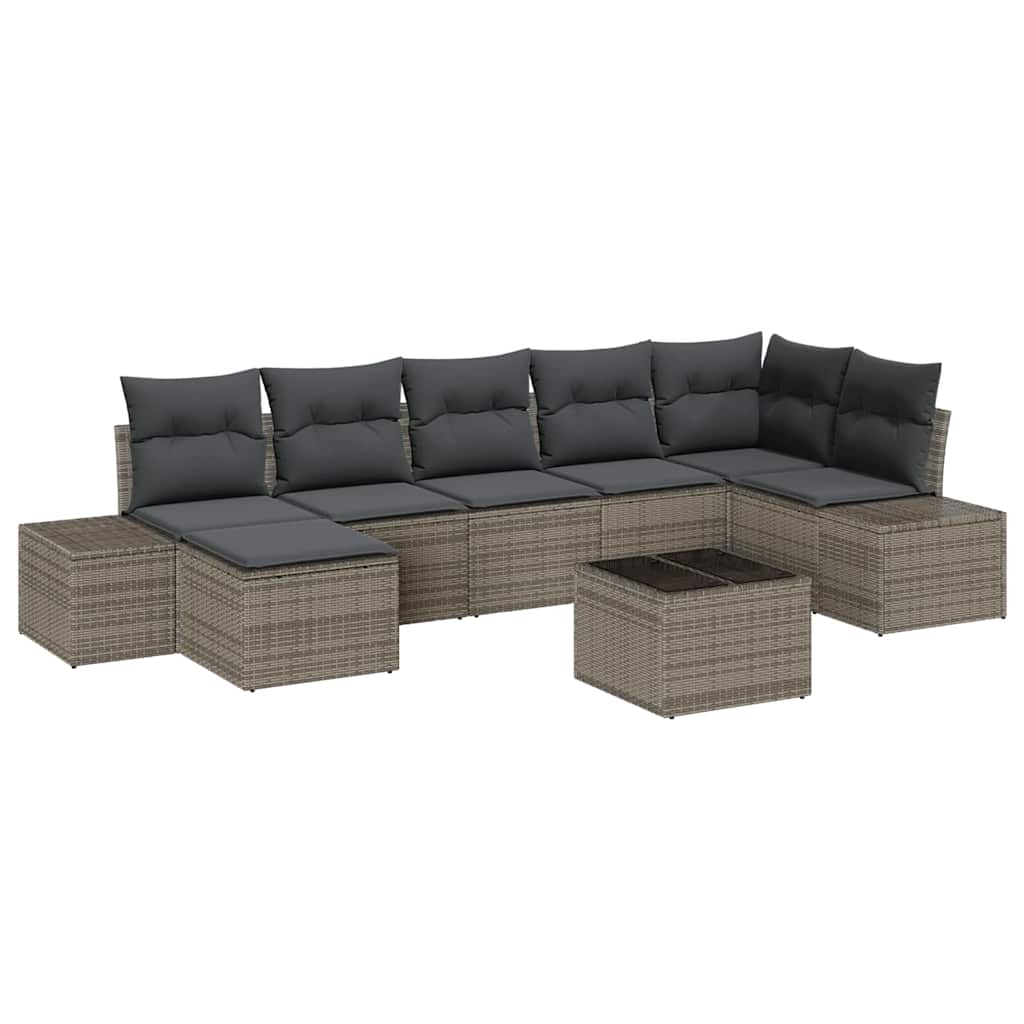 Tuin Sofa Set Met Kussen 8 Pcs Poly Riet