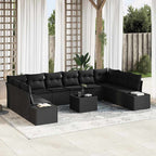 Tuin Sofa Set Met Kussen 11 Pcs Poly Riet