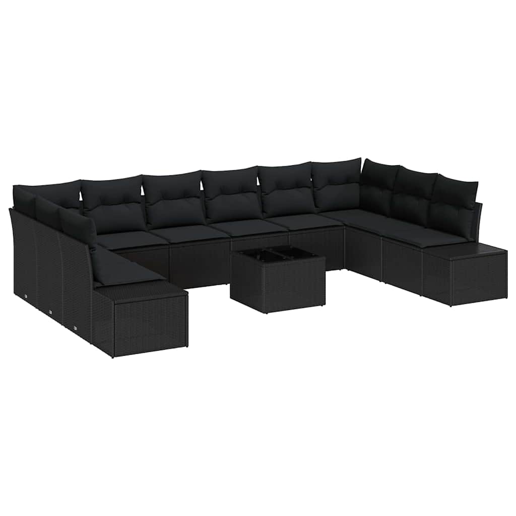 Tuin Sofa Set Met Kussen 11 Pcs Poly Riet