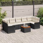 Tuin Sofa Set 8 Pcs Poly Riet