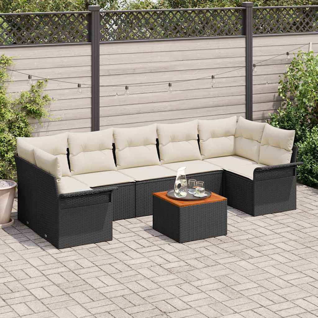 Tuin Sofa Set 8 Pcs Poly Riet