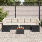 Tuin Sofa Set 8 Pcs Poly Riet