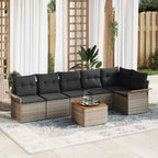 Tuin Sofa Set 7 Pcs Poly Riet