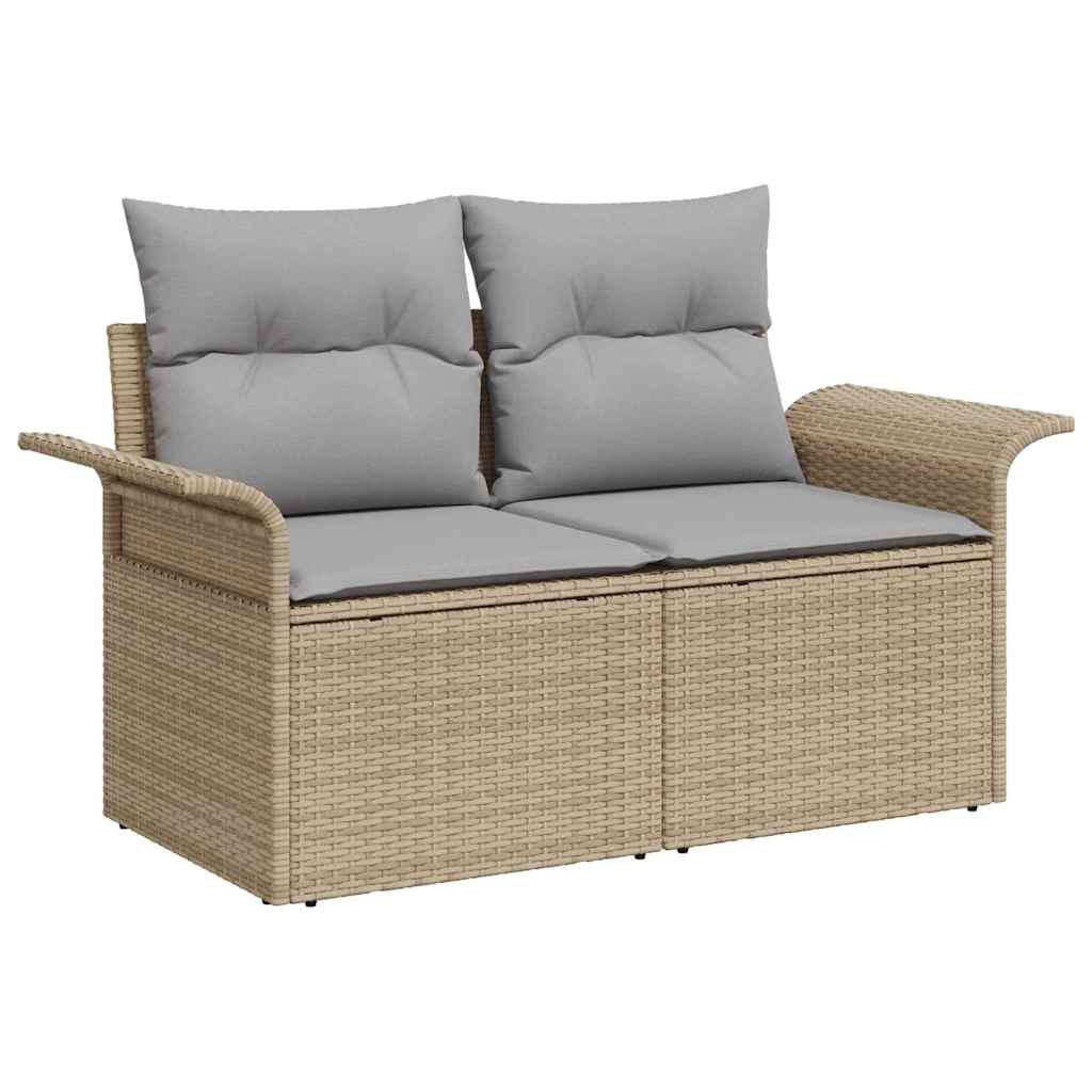 Tuin Sofa Set 9 Pcs Poly Riet