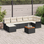 Tuin Sofa Set 8 Pcs Poly Riet