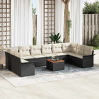 Tuin Sofa Set 11 Pcs Poly Riet