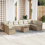 Tuin Sofa Set 11 Pcs Poly Riet