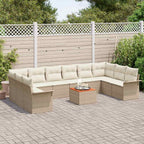 Tuin Sofa Set 11 Pcs Poly Riet
