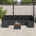 Tuin Sofa Set 8 Pcs Poly Riet