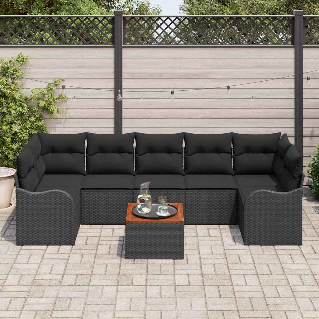 Tuin Sofa Set 8 Pcs Poly Riet