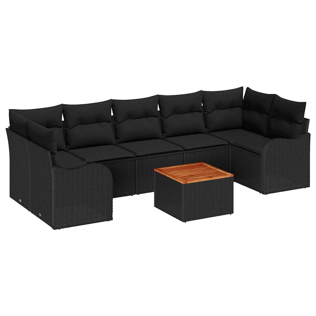 Tuin Sofa Set 8 Pcs Poly Riet