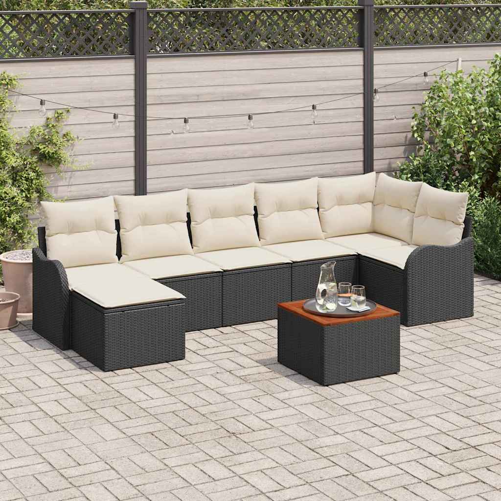 Tuin Sofa Set 8 Pcs Poly Riet