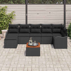 Tuin Sofa Set 8 Pcs Poly Riet