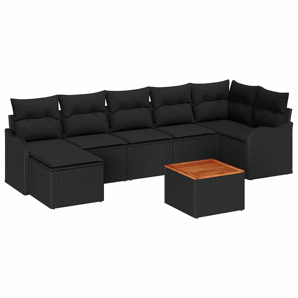 Tuin Sofa Set 8 Pcs Poly Riet