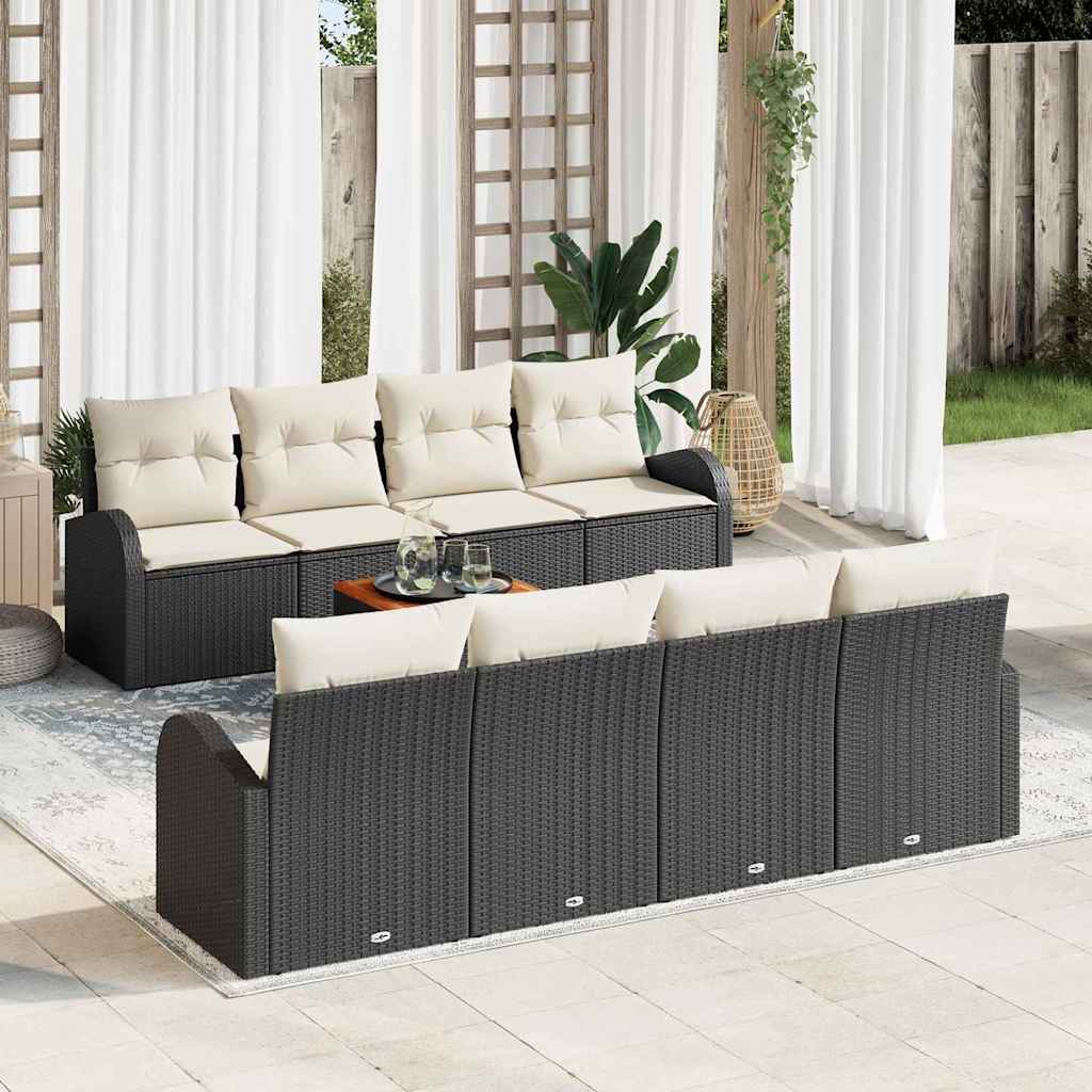 Tuin Sofa Set 9 Pcs Poly Riet