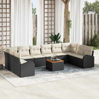 Tuin Sofa Set Met Kussen 11 Pcs Poly Riet