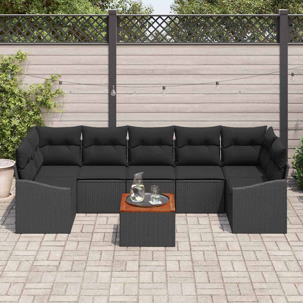 Tuin Sofa Set Met Kussen 8 Pcs Poly Riet