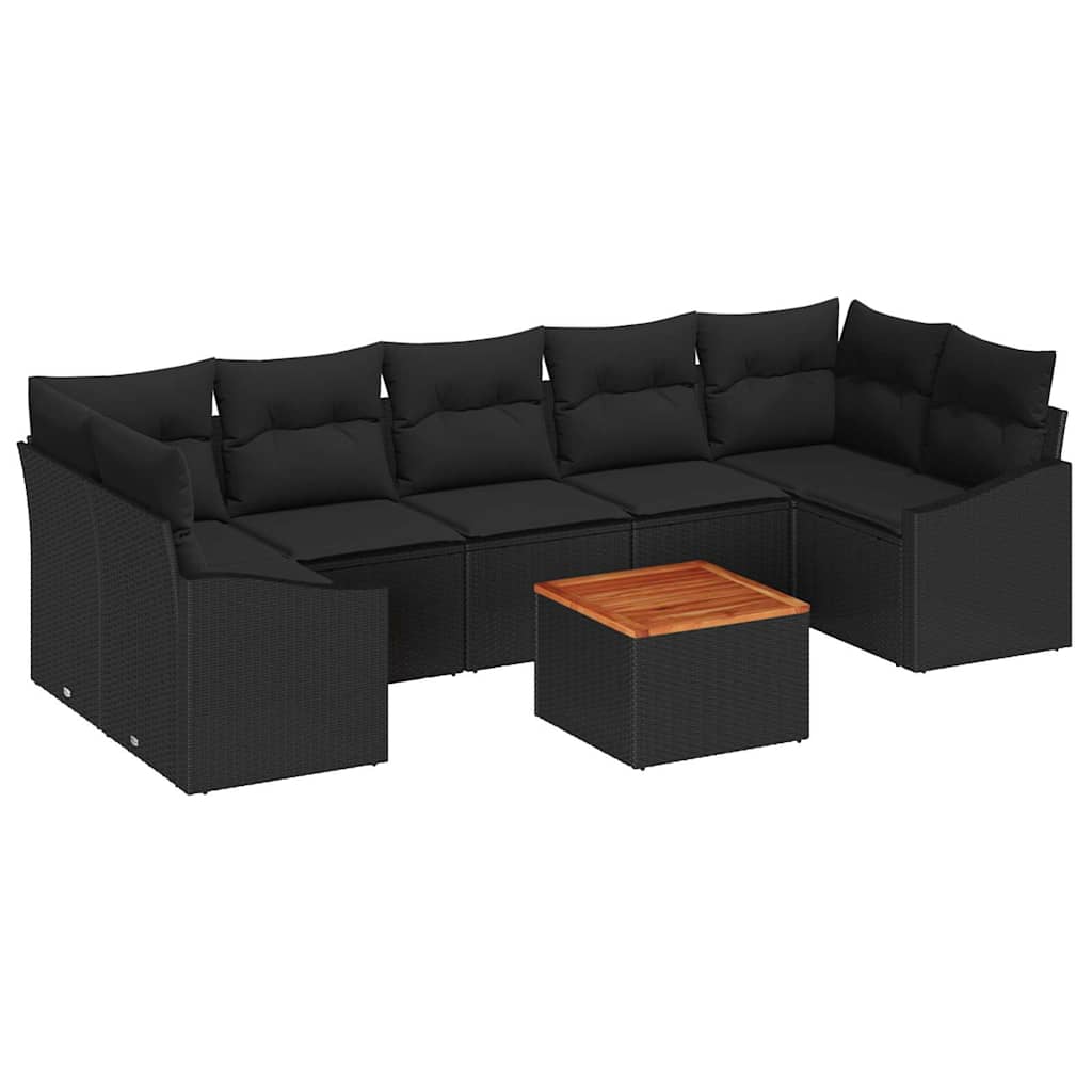 Tuin Sofa Set Met Kussen 8 Pcs Poly Riet