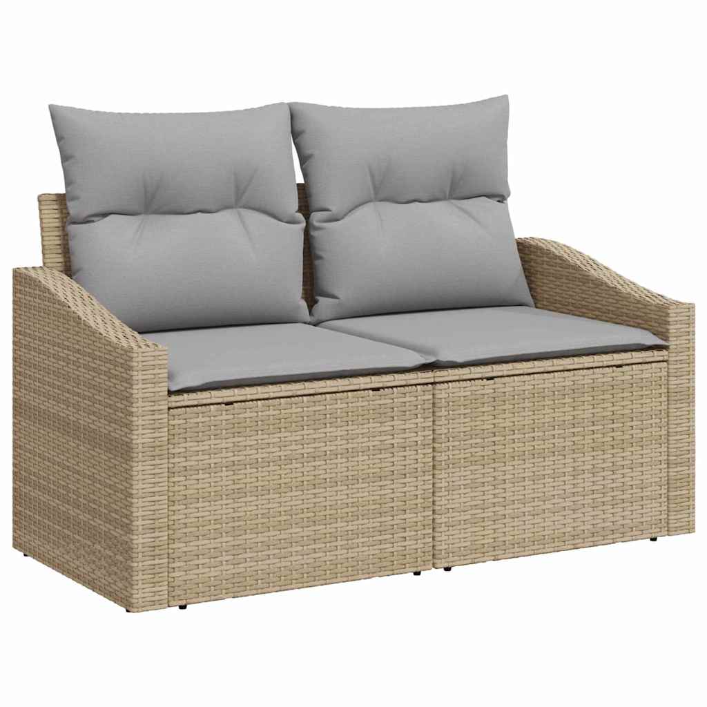Tuin Sofa Set Met Kussen 8 Pcs Poly Riet