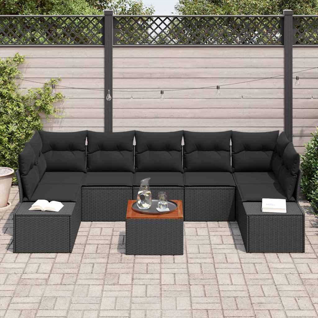 Tuin Sofa Set Met Kussen 8 Pcs Poly Riet