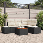 Tuin Sofa Set Met Kussen 5 Pcs Poly Riet