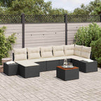 Tuin Sofa Set Met Kussen 8 Pcs Poly Riet