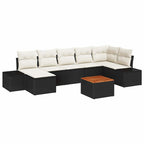 Tuin Sofa Set Met Kussen 8 Pcs Poly Riet