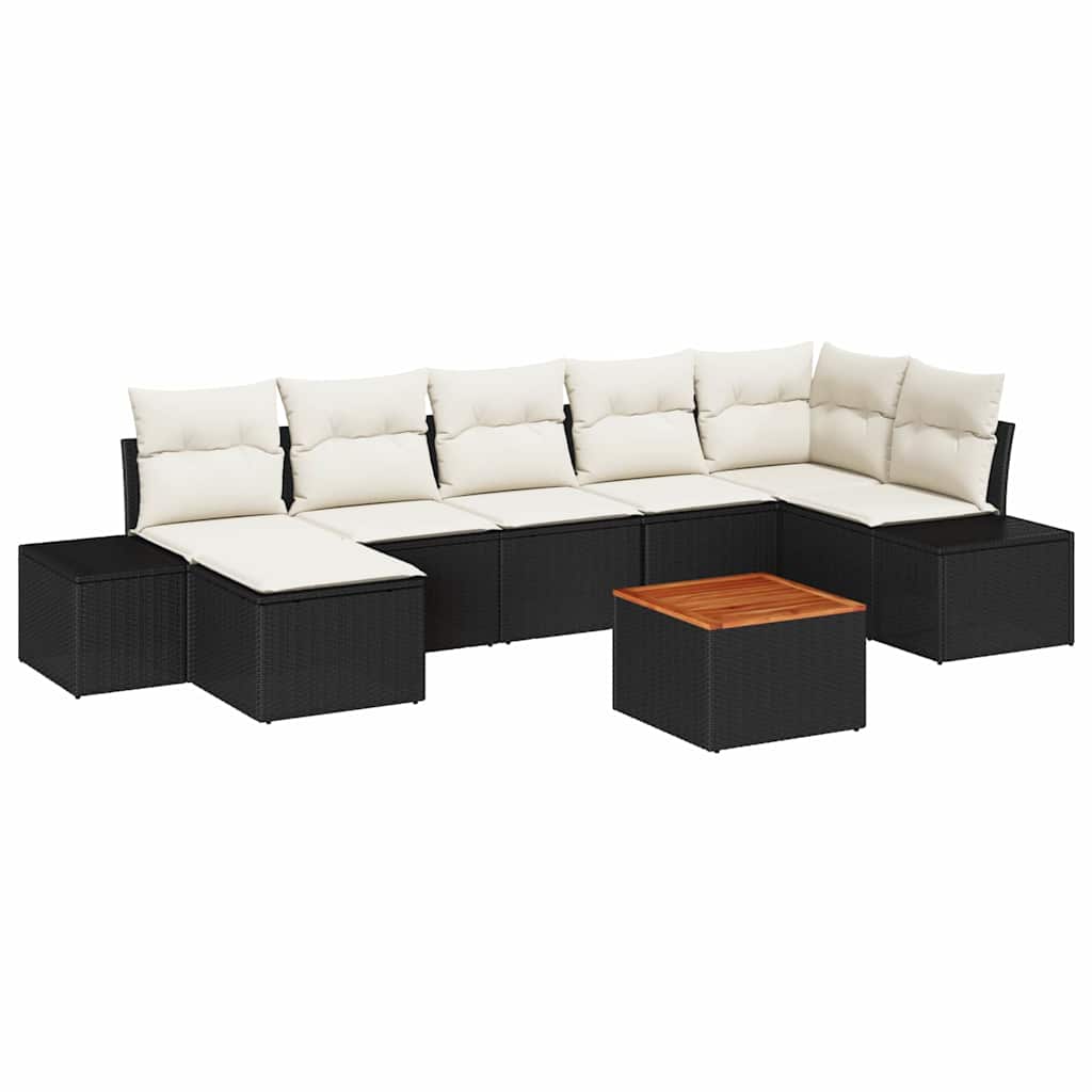 Tuin Sofa Set Met Kussen 8 Pcs Poly Riet