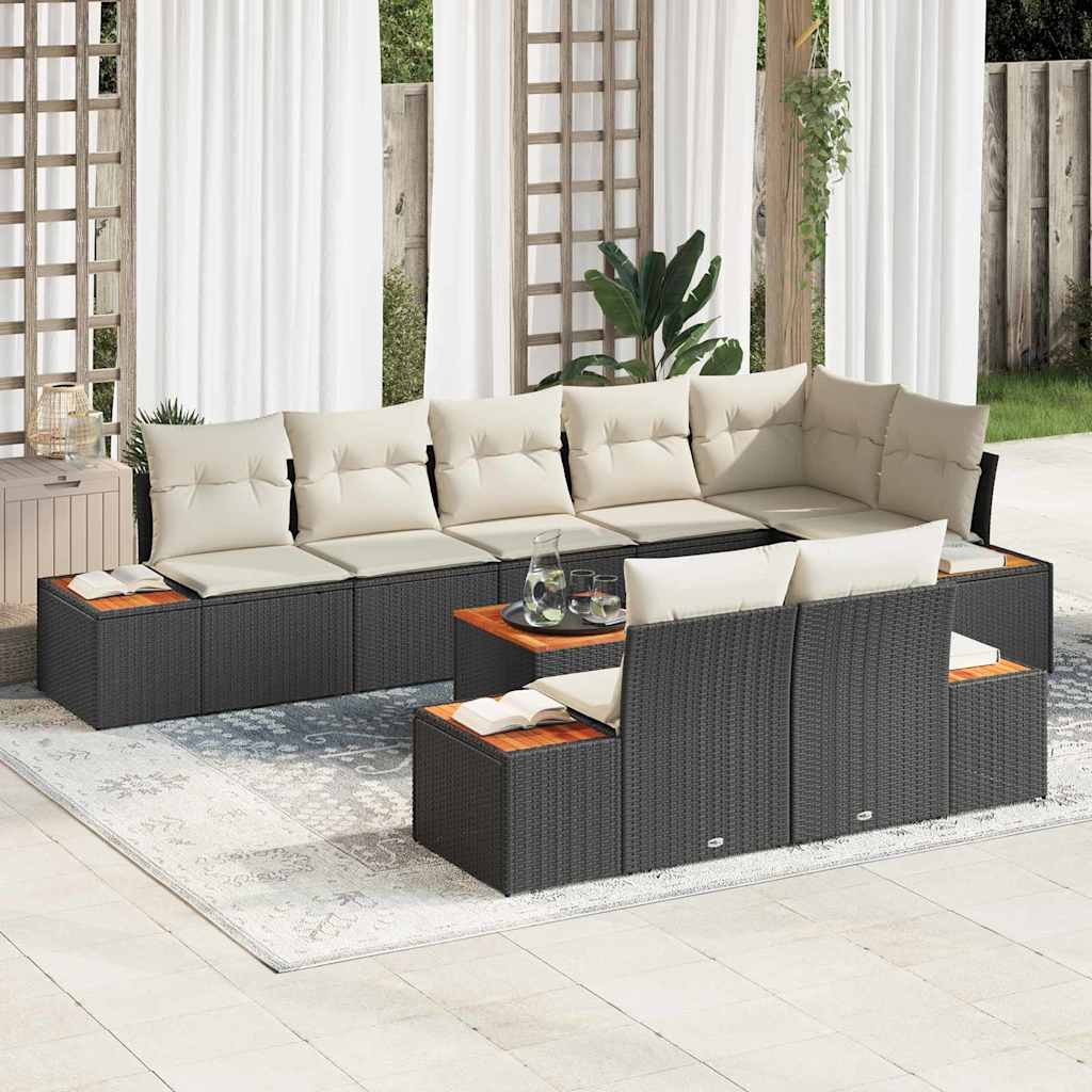 Tuin Sofa Set Met Kussen 8 Pcs Poly Riet