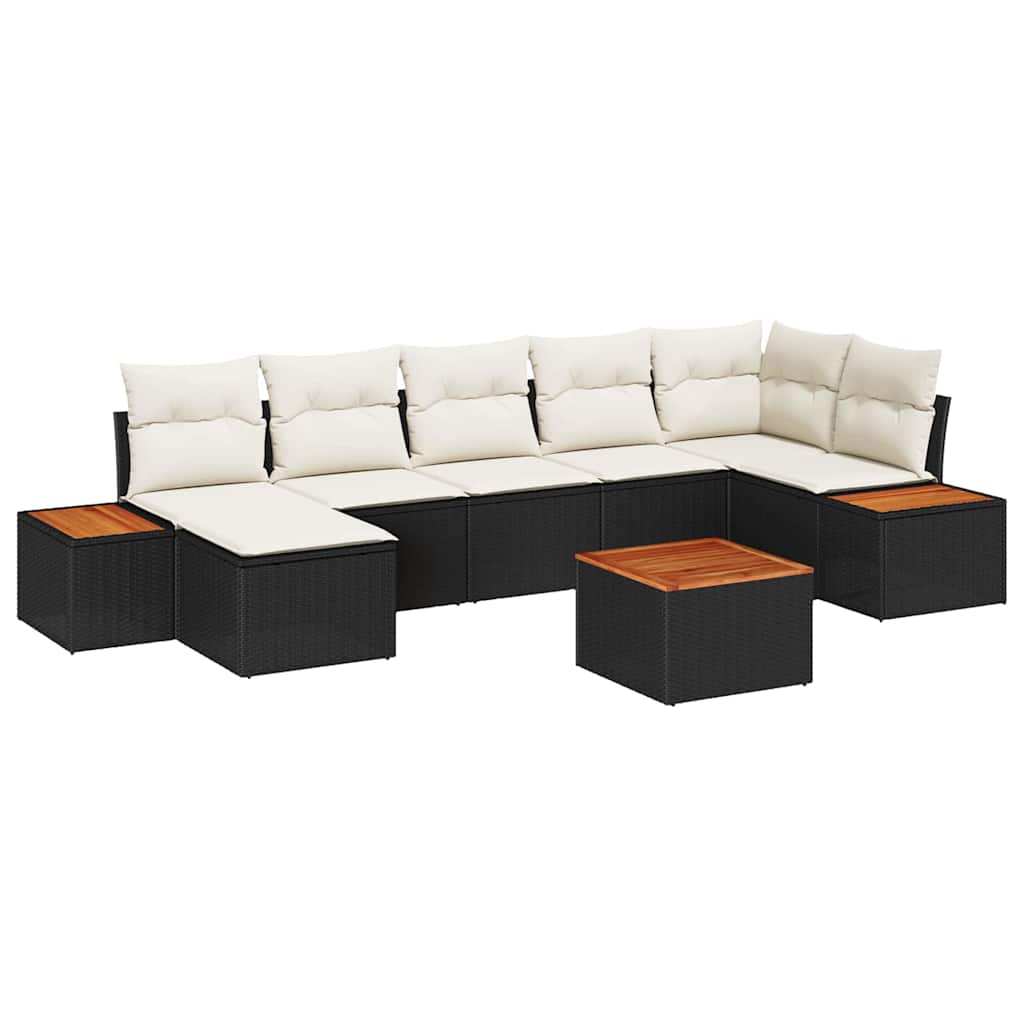 Tuin Sofa Set Met Kussen 8 Pcs Poly Riet