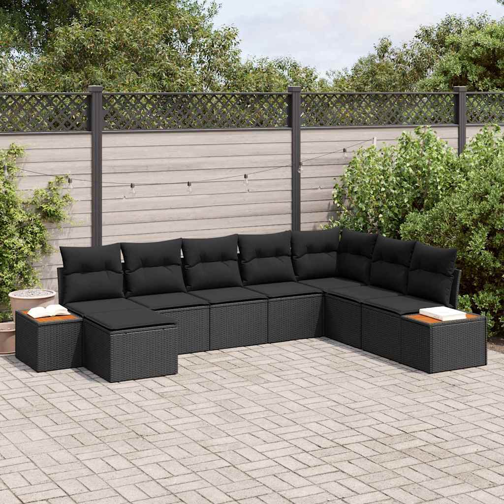 Tuin Sofa Set Met Kussen 8 Pcs Poly Riet