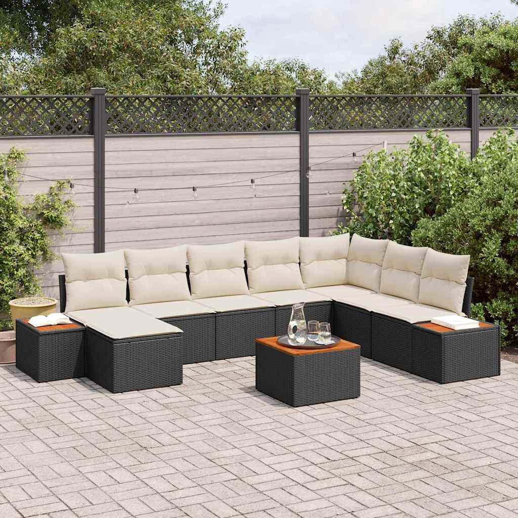 Tuin Sofa Set Met Kussen 8 Pcs Poly Riet