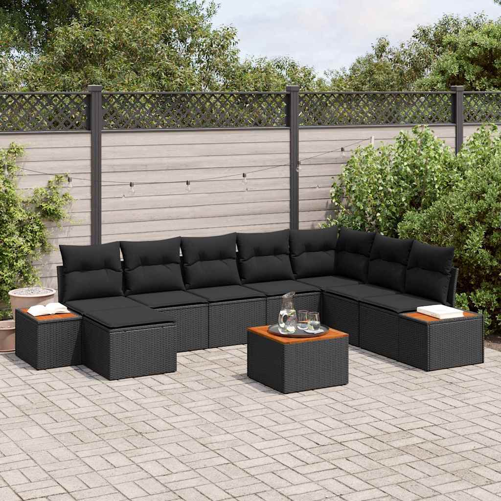 Tuin Sofa Set Met Kussen 8 Pcs Poly Riet