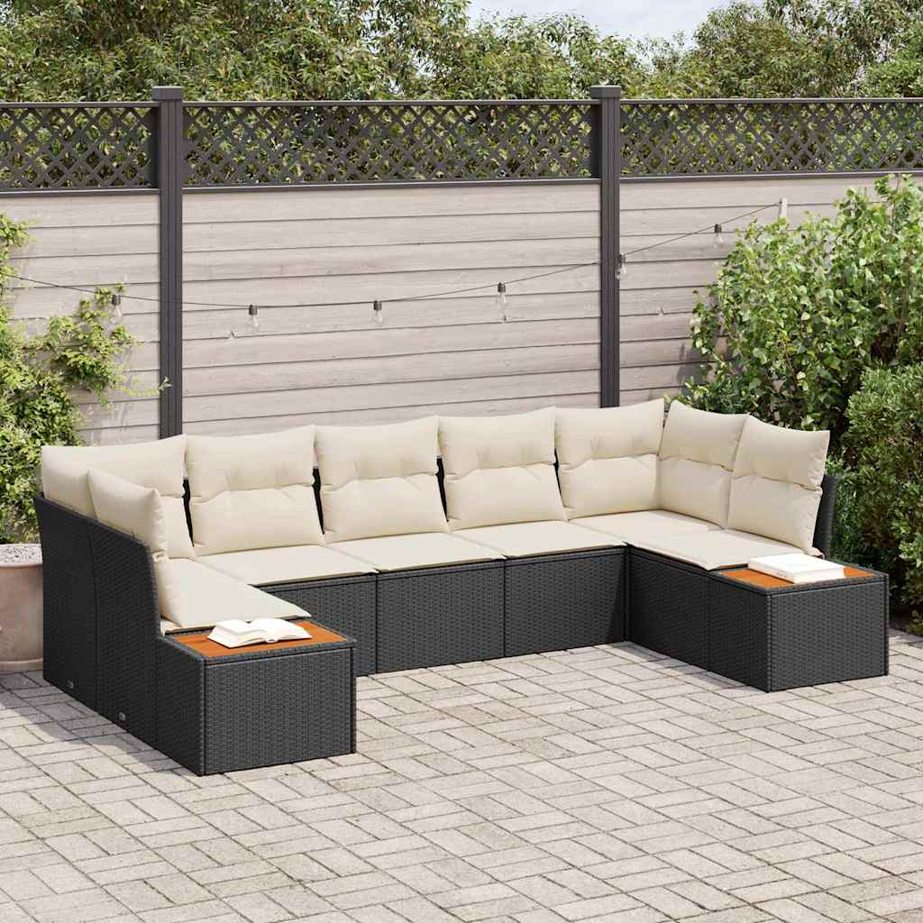 Tuin Sofa Set Met Kussen 7 Pcs Poly Riet
