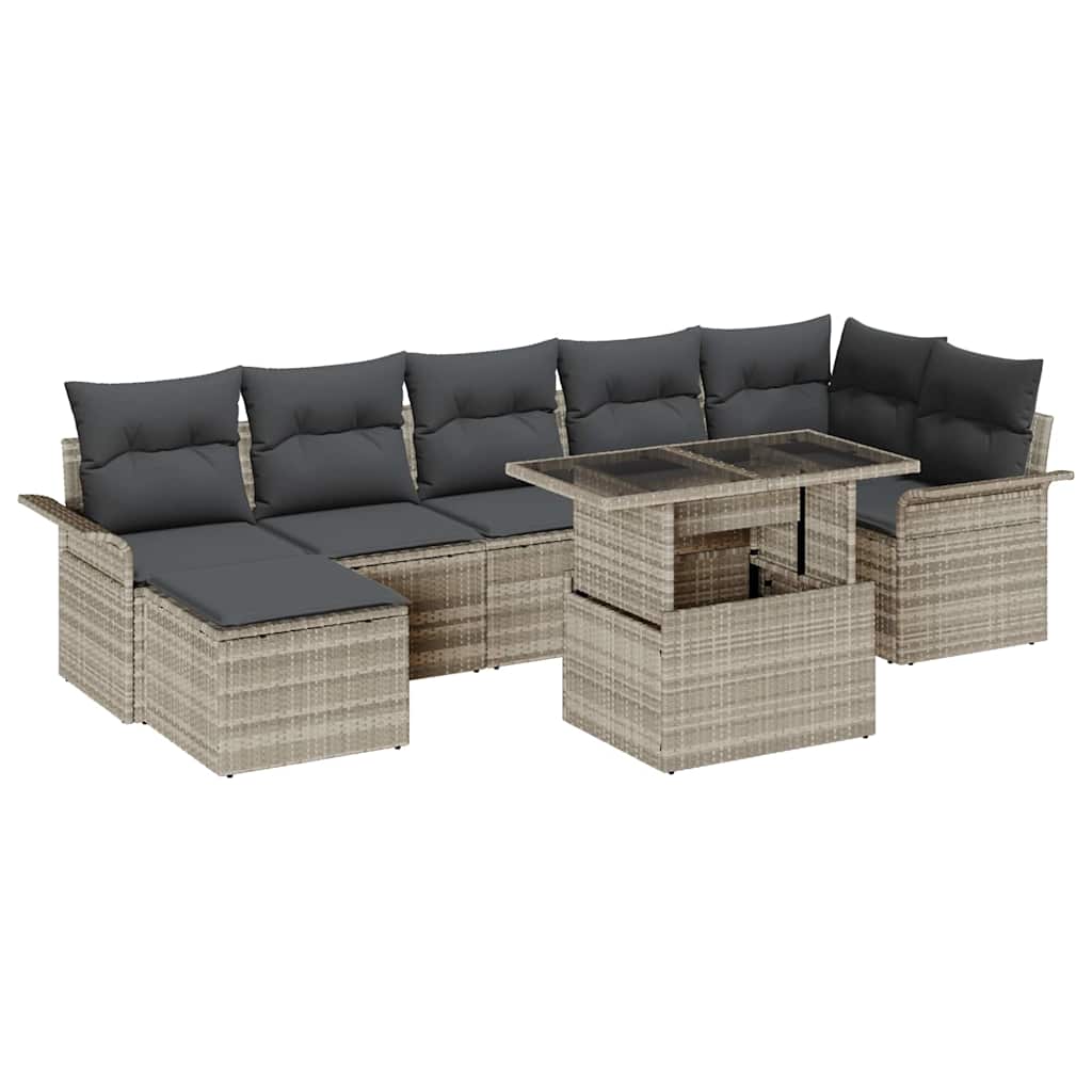 Tuin Sofa Set Met Kussen 8 Pcs Poly Riet