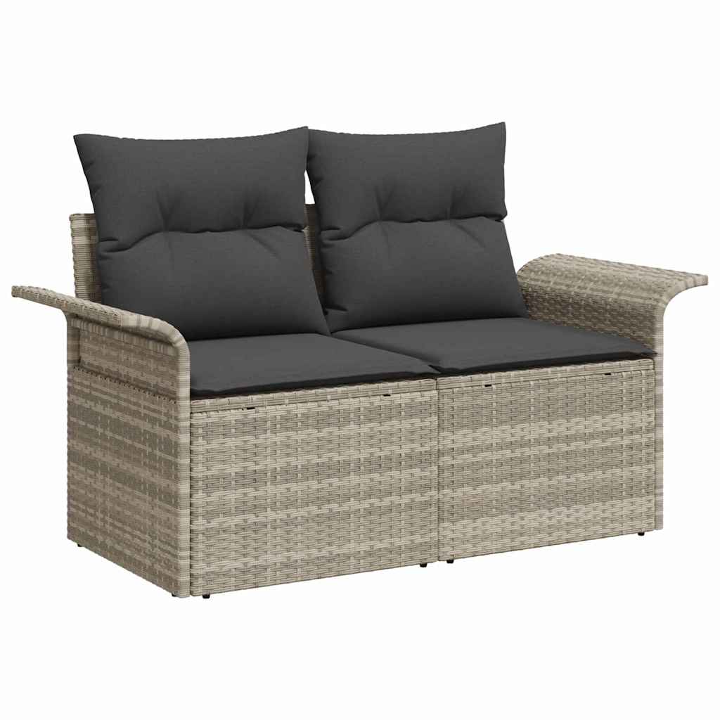 Tuin Sofa Set Met Kussen 11 Pcs Poly Riet