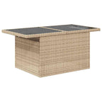 Tuin Sofa Set Met Kussen 8 Pcs Poly Riet