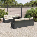 Tuin Sofa Set Met Kussen 7 Pcs Poly Riet