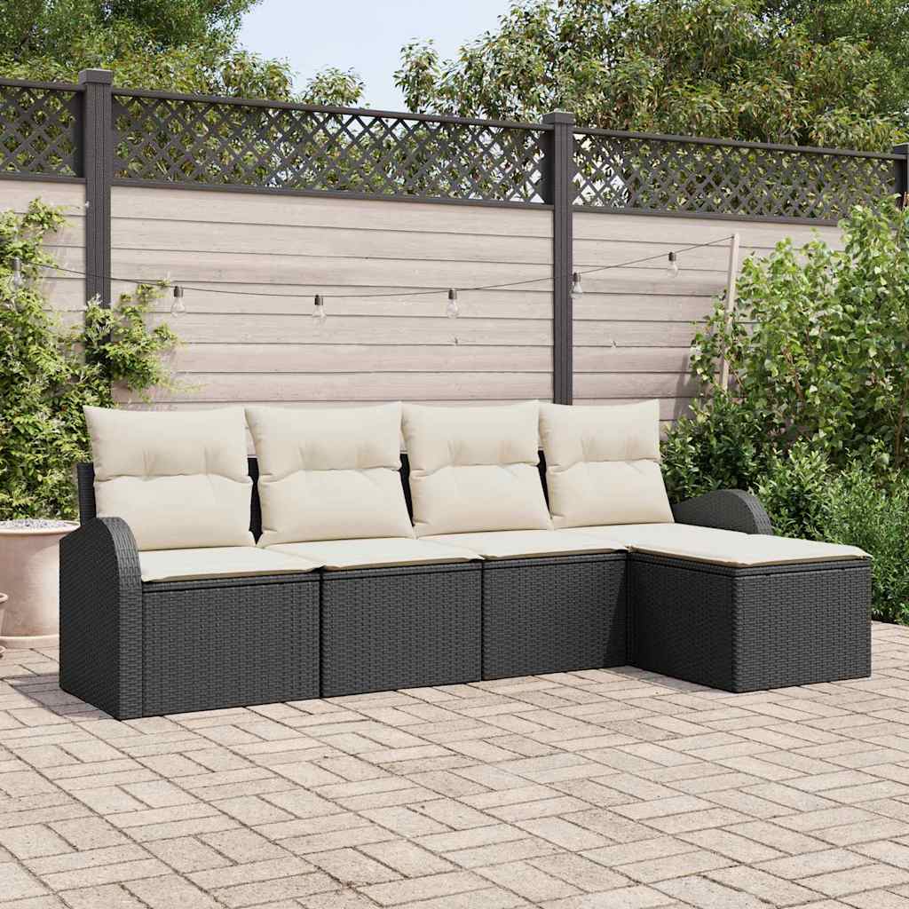 Tuin Sofa Set Met Kussen 6 Pcs Poly Riet