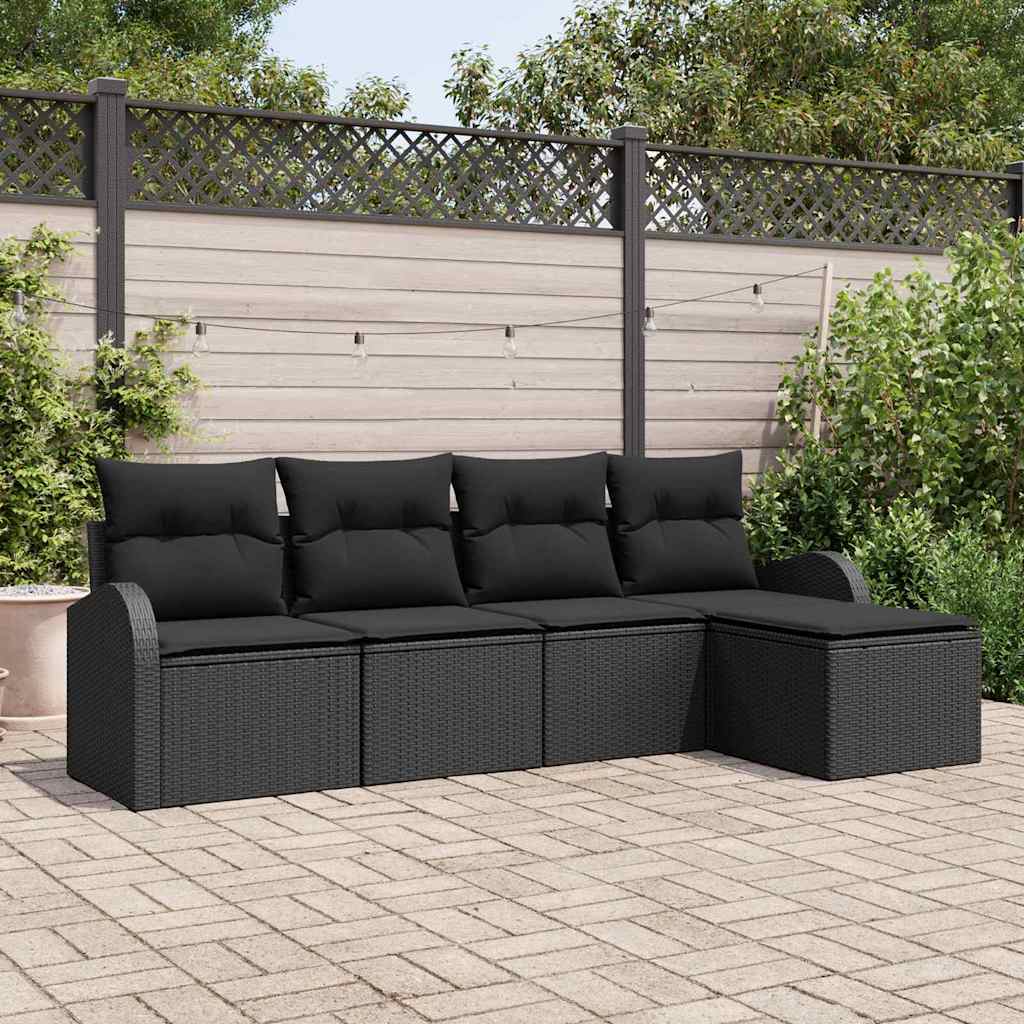Tuin Sofa Set Met Kussen 6 Pcs Poly Riet